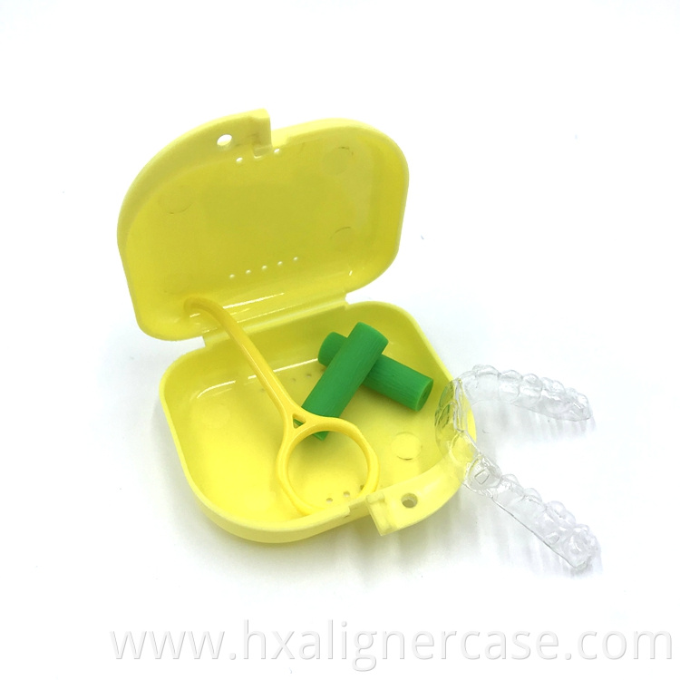 dentist false tooth cover braces aligner dental case